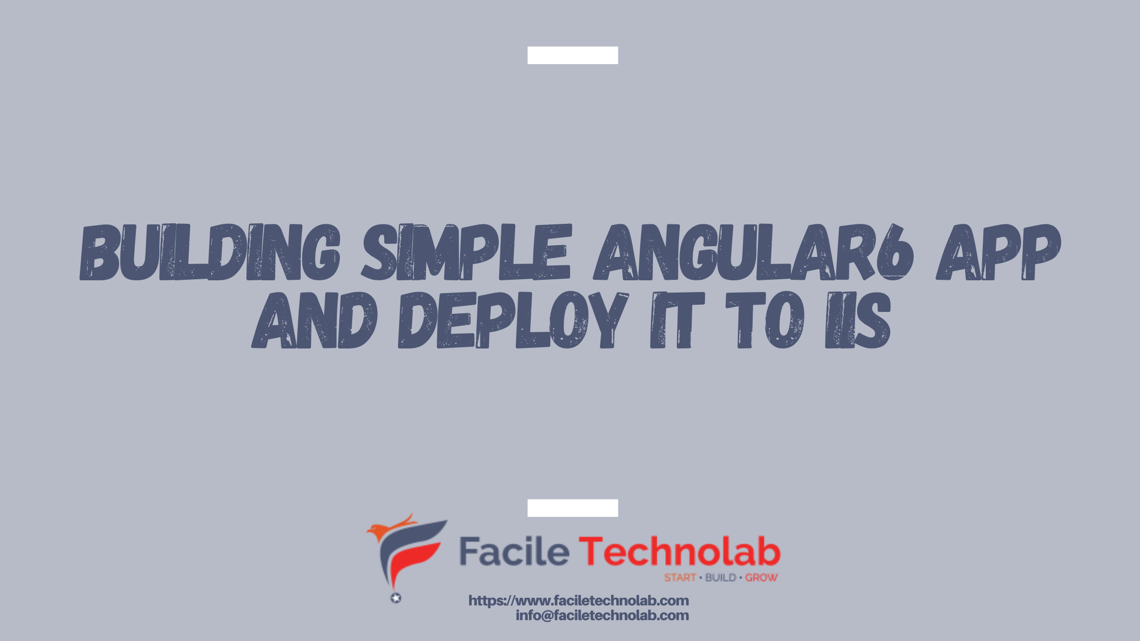 Building Simple Angular6 app and deploy it to IIS