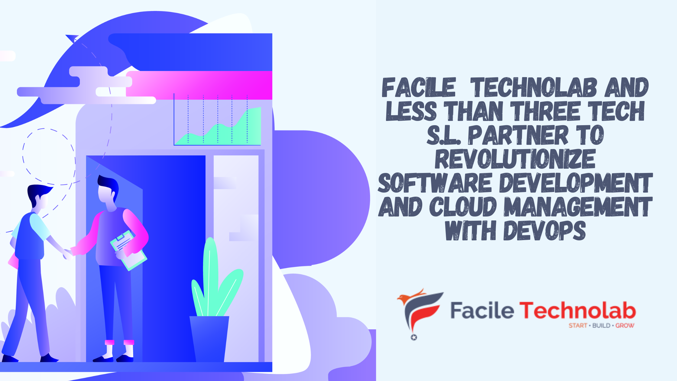 Facile  Technolab and Less Than Three Tech S.L. Partner to Revolutionize Software Development and Cloud Management with DevOps
